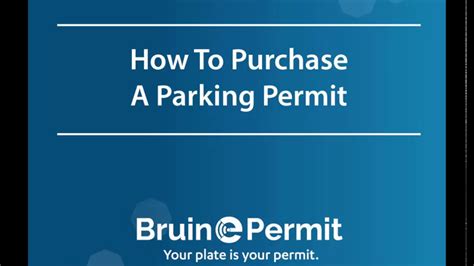 Bruin e permit <u> Physical daily parking permits will no longer be issued, as the Bruin ePermit system uses virtual technology to scan a vehicle</u>